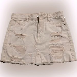 New American Eagle Outfitters light pink denim skirt.
